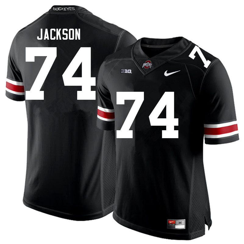 Ohio State Buckeyes #74 Donovan Jackson College Football Jerseys Sale-Black